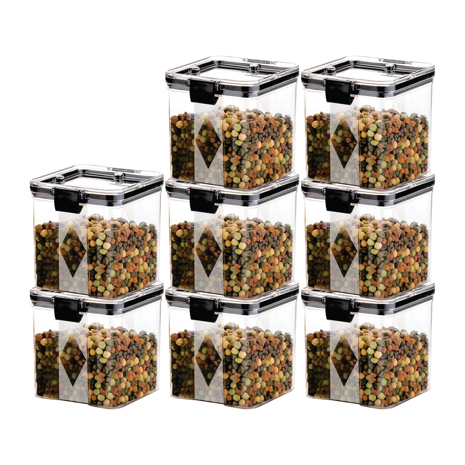 GOLWYN Plastic Kitchen Containers Set, Air Tight Container For Kitchen Storage Set