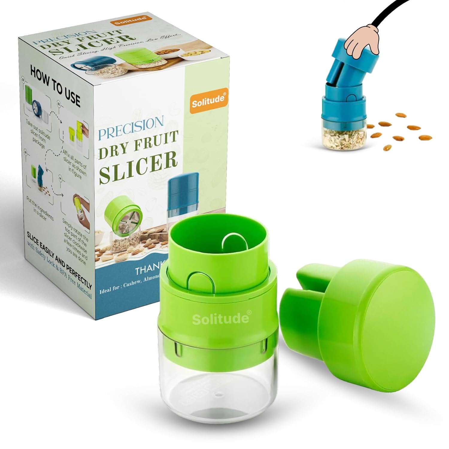 Solitude High Precision Dry Fruit Cutter & Slicer