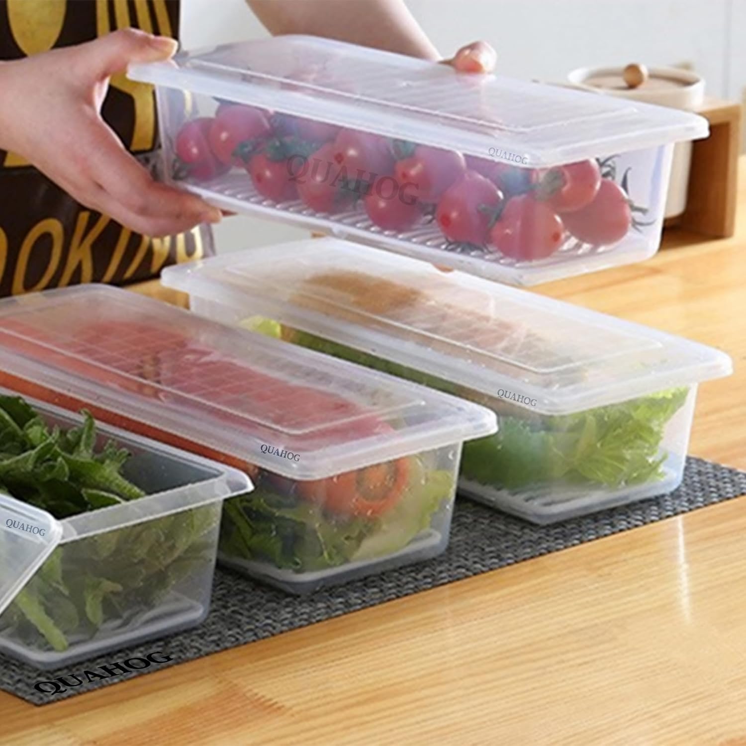 QUAHOG Fridge Storage Containers (Pack of 6)