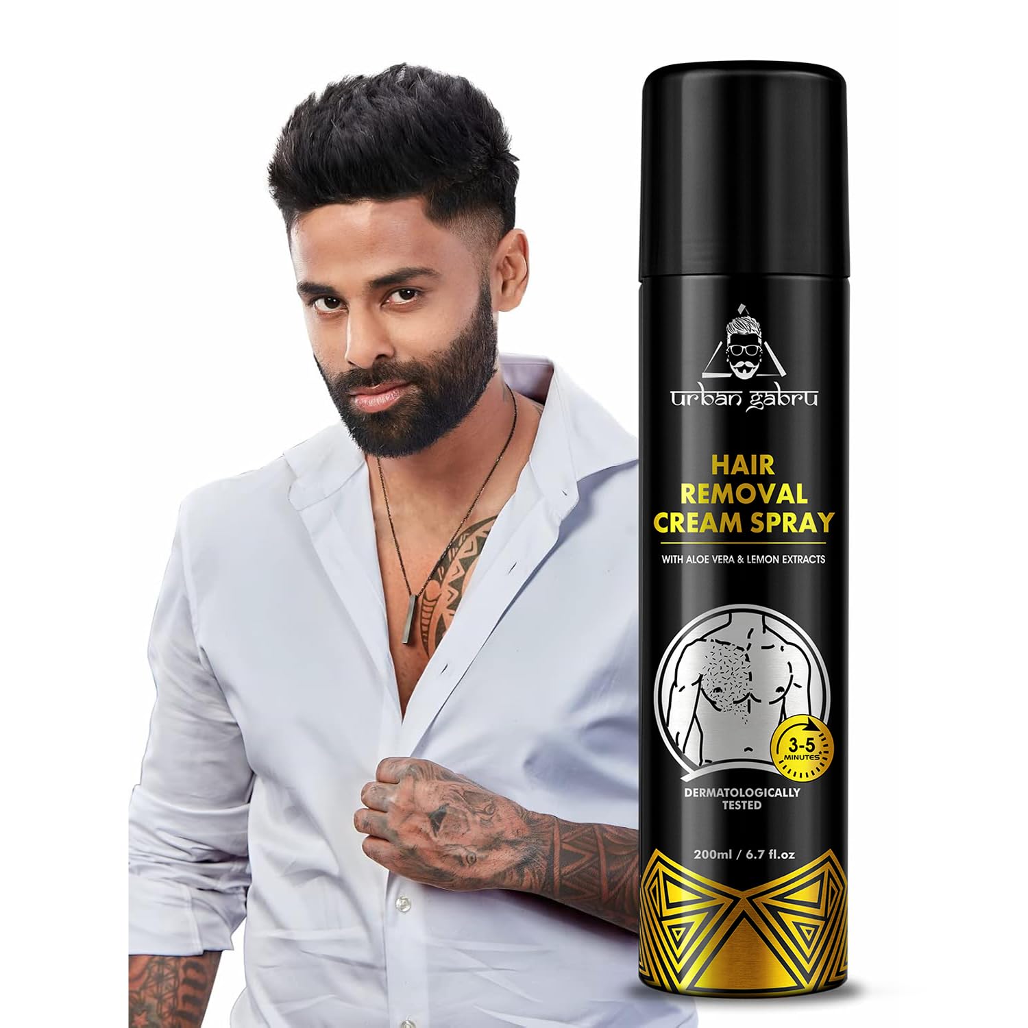 urbangabru Hair Removal Cream Spray For Men